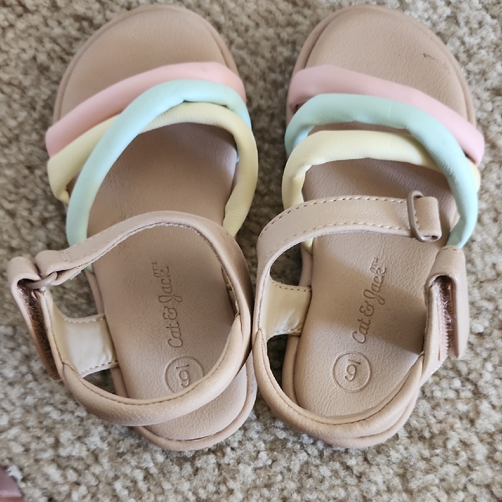 Kids Multi-Color Sandals - Picture 2 of 6